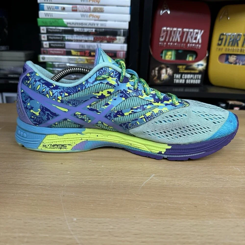 Asics Gel Noosa Tri 10 Women's Size 9 Triathlon Running Shoes Multicolor Sneaker - Picture 4 of 6